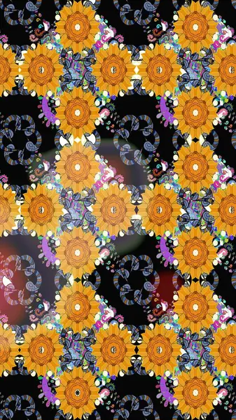 Küçük çaplı çiçeklerdeki basit şirin desenler. Tekstil veya kitap kapakları, imalat, duvar kağıtları, baskı, hediye paketi ve yapıştırma kitabı için çiçek eskizi geçmişi. Raster illüstrasyonu.