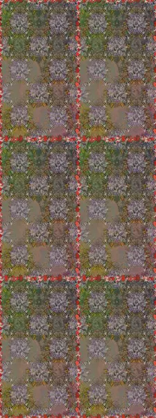 Raster illüstrasyonu. Çiçek deseni. Gri renklerde çiçeksiz. Gri renkli çiçekler. Şatafatlı bahar bahçesi dokusu.