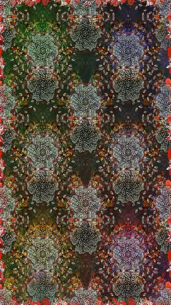 Moda baskıları için zarif bir şablon. Küçük renkli çiçekler. Motley illüstrasyonu. Küçük çiçekte güzel bir desen. Çiçekli bahar çiçekleri. Kusursuz..