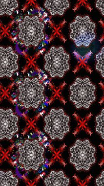 Çiçekli çiçek deseni, suluboya. Raster deseni. Küçük çiçekte güzel bir çiçek deseni..