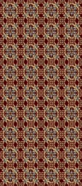 Çiçek desenli altın metal. Raster altın çiçek süsü brokar kumaş ve cam desenli. Kusursuz altın desen. Altın elementli renkler.