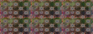 Sevimli küçük çiçek desenle. Raster resim. Çiçek desenli çiçek ve yaprakları ile.