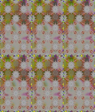 Motley illüstrasyonu. Kusursuz. Küçük renkli çiçekler. Küçük çiçekte güzel bir desen. Moda baskıları için zarif bir şablon. Çiçekli yaz çiçekleri.