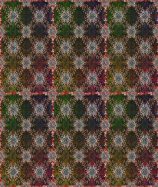 Raster. Colour Spring Theme seamless pattern Background. Flat Flower Elements Design.