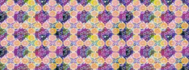 Raster illüstrasyonu. Şirin çiçek elementleri. Robot resim. Bej renkte çiçekler.