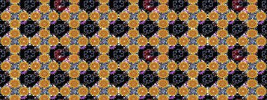 Siyah renkli çiçekler. Renkli Bahar Teması eskiz kalıbı. Çiçekli çizim şekli. Düz Çiçek Elementleri Tasarımı.