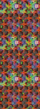 Hediye ambalaj kağıdı, tebrik kartları, posterler ve pankart tasarımı. Raster düz çiçek çizim deseni. Kahverengi renkte çiçekler.