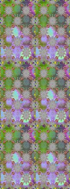 Çiçekli bahar çiçekleri. Küçük çiçekte güzel bir desen. Moda baskıları için zarif bir şablon. Motley illüstrasyonu. Küçük renkli çiçekler..