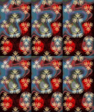 Kahverengi renkli çiçek desenli eskiz, el yapımı papatyalar, papatyalar. Tekrar eden çiçek arkaplanı, zarif kahverengi çiçek duvar kağıdı..