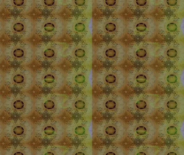 Raster illüstrasyonu. Çizim çiçek deseni duvar kâğıdı olarak kullanılabilir. Kahverengi renkte çiçekler.