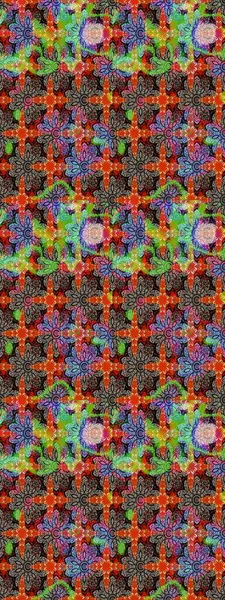 Hediye ambalaj kağıdı, tebrik kartları, posterler ve pankart tasarımı. Raster düz çiçek çizim deseni. Kahverengi renkte çiçekler.