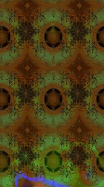 Yumuşak, bahar çiçekli arka plan. Çiçekli karalama şeklinde Raster çiçek deseni. Kahverengi renkte çiçekler.