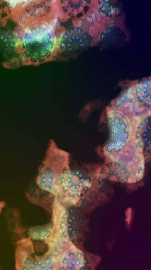 Raster deseni. Çiçekli çiçek deseni, suluboya. Küçük çiçekte güzel bir çiçek deseni..