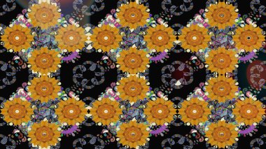 Bahar mevsimi. Raster güzel bir çiçek deseni çizmiş. Tatil havası. Nazik romantik baskı.