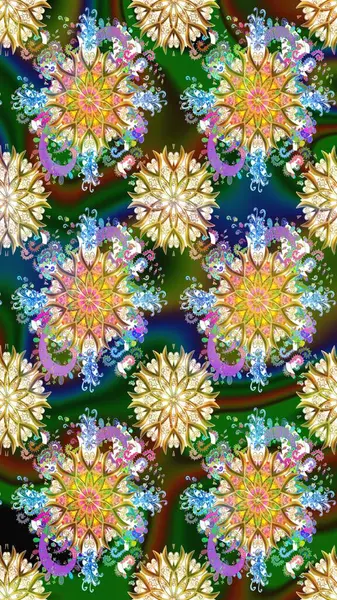 Yeşil renkte manzaralı çiçek deseni. Çiçek kompozisyonu, el boyası, hassas şablon. Üst manzara, yumuşak stil. Sevgililer günü ve tebrik kartı konsepti için şık bir davet.