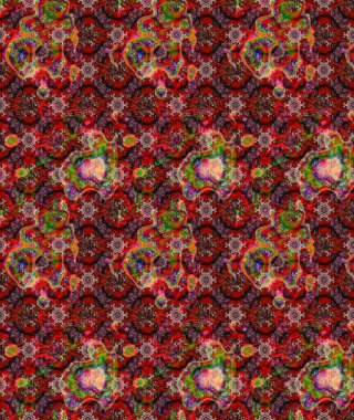 Modern, kırmızı raster arka plan duvar kağıdı çizimi, klasik çizgili desenli desenli çiçekler, çiçekli süsler. Çiçekli el çizimi çizimi deseni.