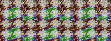 Elle boyanmış suluboya resim çizimleri, çiçekler ve bitkiler. Kahverengi renkte çiçekler.