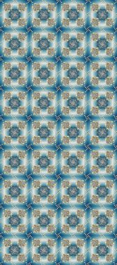 Barok tarzında kusursuz bir doğulu süsü. Raster geleneksel altın pürüzsüz desen mavi, gri ve nötr renkler.