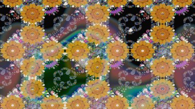 Kartlar, davetiyeler, tarih kartları ve daha fazlası için kullanılabilir. Büyük bir çiçek boyası seti. Raster şirin suluboya çiçek deseni çizimi.