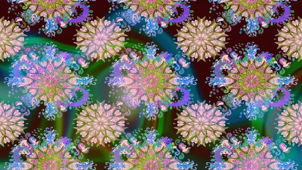 Çiçeksiz desenli nakış işlemeli gelincikler ve vadideki zambaklar. Tekstil tasarımı için doğal ve yeşil renklerde geleneksel halk çiçekleri buketi.