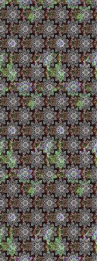 Tony 'nin kumaş kalıbını çiz. Modaya uygun kumaş deseni. Küçük çiçekteki sevimli çiçek deseni. Raster illüstrasyonu.