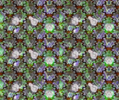 Çizgi çizimi kalıbı. Şirin çiçekler. Raster Moda kumaş deseni.