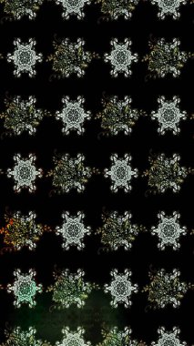 Çiçekli karalama şeklinde Raster çiçek deseni. Yumuşak, bahar çiçekli arka plan. Siyah renkte çiçekler.