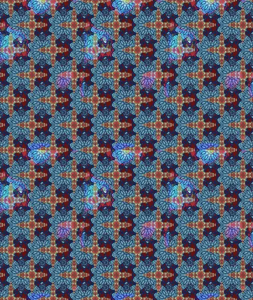 Çiçekli çiçek deseni, suluboya. Renkli Bahar Teması eskiz kalıbı. Düz Çiçek Elementleri Tasarımı. Mavi renkli çiçekler. Raster illüstrasyonu.