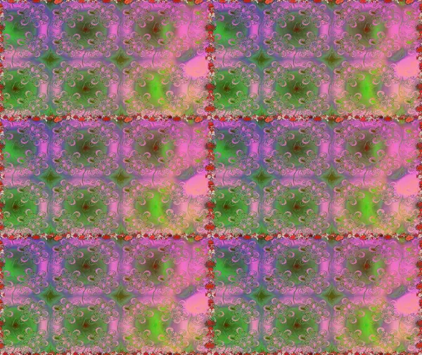 Klasik taslak çizimi. Çiçek yeşili, pürüzsüz desen. Raster çiçek izi..