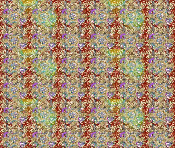 Bej renkli çiçekler. Raster illüstrasyonunda çiçek deseni çizimi.