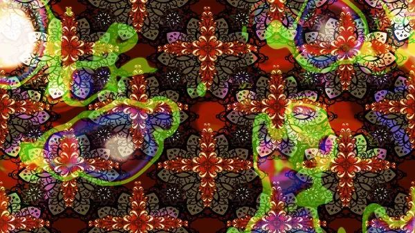 Yumuşak, bahar çiçekli arka plan. Çiçekli karalama şeklinde Raster çiçek deseni. Kahverengi renkte çiçekler.