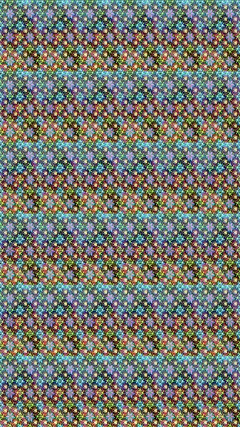 Raster illüstrasyonu. Şirin çiçekli eskiz deseni ve mavi ve yeşil renkli yapraklar, suluboya çiçek deseni, duvar kağıdı, kart veya kumaş için fayanslı.