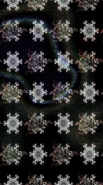 Çiçekli karalama şeklinde Raster çiçek deseni. Yumuşak, bahar çiçekli arka plan. Siyah renkte çiçekler.