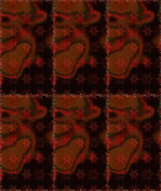 Raster deseni. Organik elementler. Suluboya etkisi. Botanik kusursuz desen.