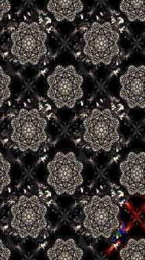 Çiçek desenli eskiz, darbeler, sıçramalar, yaz çiçekleri. Siyah renkli çiçekler. Raster illüstrasyonu.