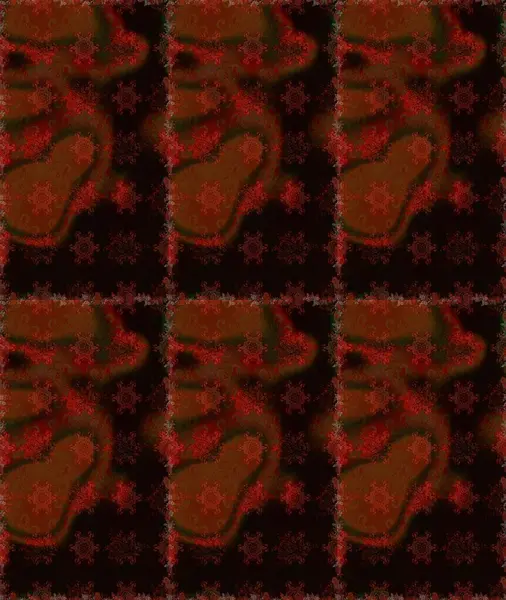 Raster deseni. Organik elementler. Suluboya etkisi. Botanik kusursuz desen.