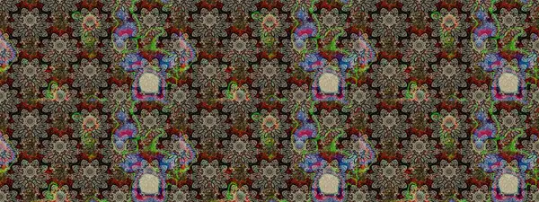 Flower eskiz arka planı. Şatafatlı bahar bahçesi dokusu. Çiçek deseni. Raster illüstrasyonu.