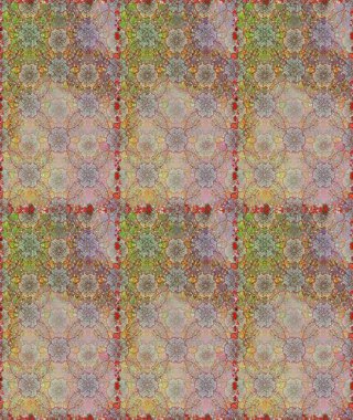 Küçük çiçekteki sevimli çiçek deseni. Güzel karalama çiçekleri olan kusursuz çiçek desenleri. Raster illüstrasyonu. Güzel kumaş deseni.