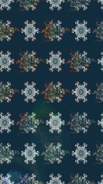 Küçük çiçekteki sevimli çiçek deseni. Raster illüstrasyonu. Tony 'nin kumaş kalıbını çiz. Modaya uygun kumaş deseni.