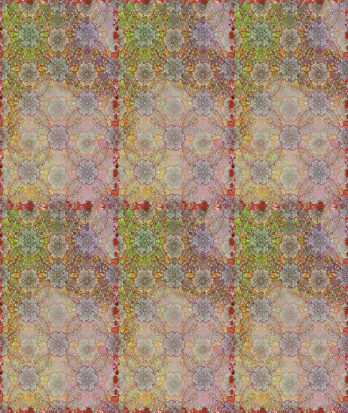 Küçük çiçekteki sevimli çiçek deseni. Güzel karalama çiçekleri olan kusursuz çiçek desenleri. Raster illüstrasyonu. Güzel kumaş deseni.