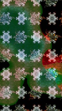 Çiçek deseni. Raster güzel kumaş deseni çiziyor. Renkli Bahar Teması eskiz kalıbı. Düz Çiçek Elementleri Tasarımı.