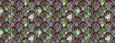 Moda baskıları için zarif bir şablon. Motley illüstrasyonu. Gri çiçekli bahar çiçekleri. Küçük çiçekte güzel bir desen. Küçük renkli çiçekler..