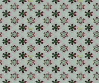 Sabıka fotoğraflarında, bebek kıyafetlerinde, duvar kâğıtlarında, paket kutularında falan kullanılabilir. Zarif, parlak ve eskiz gri çiçek desenli.