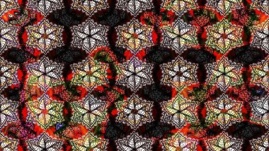 Tekstil için suluboya eskiz deseni. Şirin çiçekli, desenli, siyah renkli renkli bir eskiz. El çizimi çiçek çizimi deseni (fayans)).