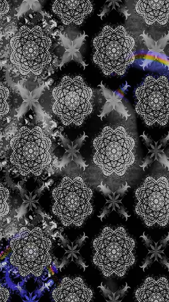 Manzaralı çiçek deseni. Çiçek kompozisyonu, el boyası, hassas şablon. Üst manzara, yumuşak gri renk tarzı. Sevgililer günü ve tebrik kartı konsepti için şık bir davet.