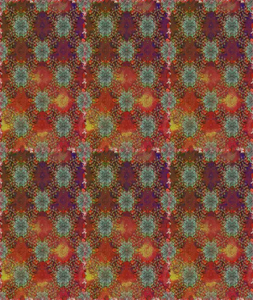 Kahverengi renklerde bahar çiçekleri. Raster çiçekleri klasik tarzda çizilmiş. Raster illüstrasyonu. Çiçekli, pürüzsüz desen.