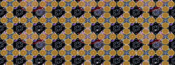 Raster illüstrasyonu. Küçük bir çiçekte eskiz deseni. Hoş bir çiçek geçmişi var. Güzel kumaş deseni.