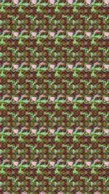 Renkli Bahar Teması eskiz kalıbı. Düz Çiçek Elementleri Tasarımı. Raster..