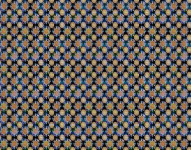 Raster suluboya çiçek deseni, narin çiçekler, mavi çiçekler, tebrik kartı şablonu. Güzel kumaş deseni.