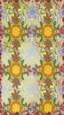 Modern stil dokusu. Çiçek desenli raster, nötr çizgi grafik deseni soyut raster arkaplan.